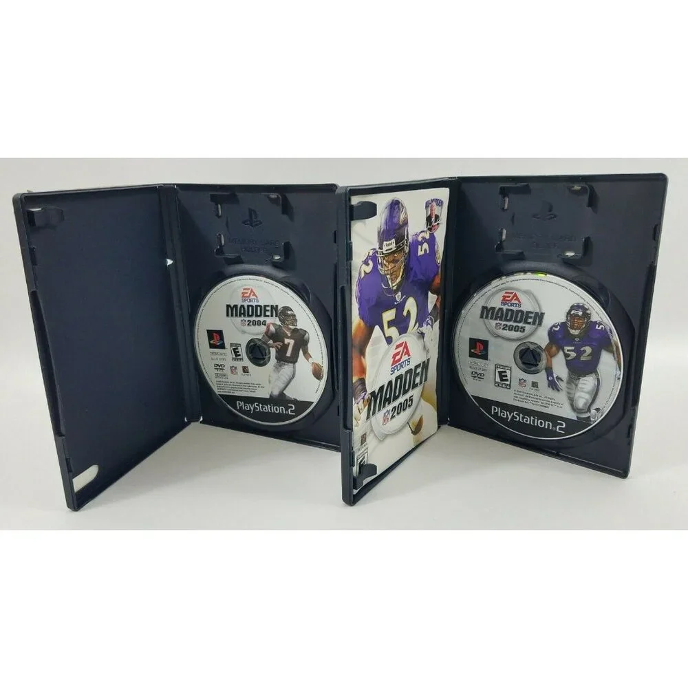 Madden 2001 2004 2005 NFL Game Day 2002 PS2 4 Game Lot
